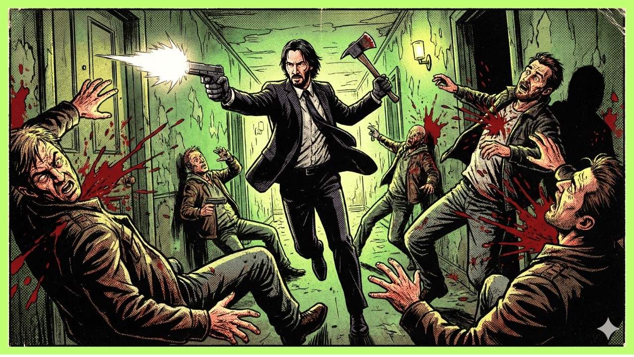 What If John Wick Entered The Walking Dead Universe? | John Wick vs. Negan