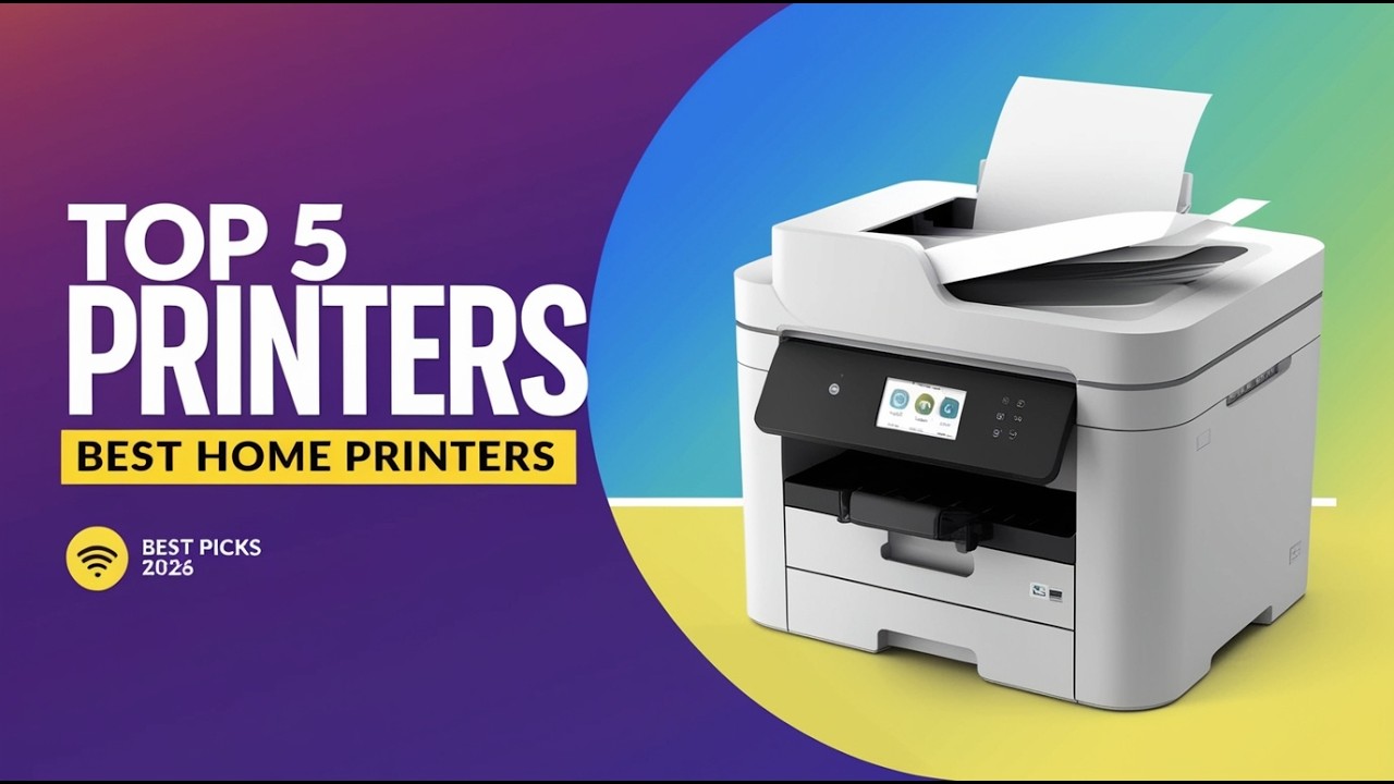 Top 5 Best Computer Printers in 2026 | Best Printers for Home & Office