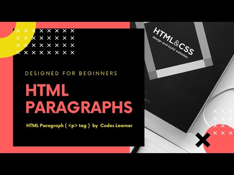 How to use paragraph tag and it's attributes in HTML | Chapter-2 |HTML Paragraph |