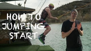 Jumping Start  How to Wakeboard Tricks English