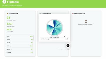 FlipTable: Voice AI Real-time Commerce with Voice AI Built with ElevenLabs | YC Locus Hackathon