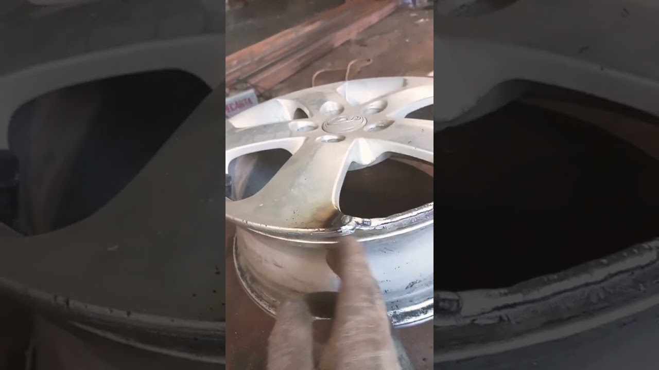 привезли алюминиевый диск на восстановление, отломили бурт.