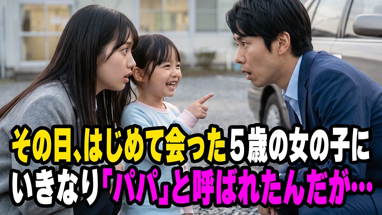 【感動する話】「あした、また、うそついてもいい?」初めて会った五歳の子に、保育園で「パパ」と呼ばれた日のこと