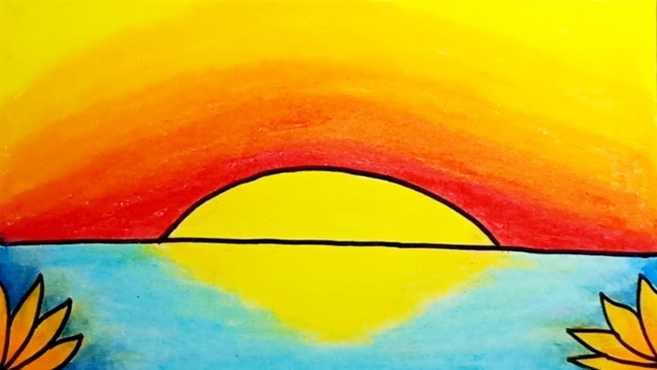Comment dessiner un paysage facile | Comment dessiner un paysage de