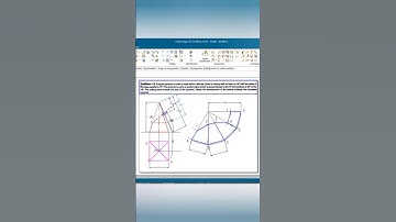 Development of Square pyramid #development #engineeringdrawing #caed #vtu