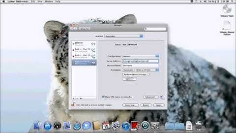 Mac OS X - PPTP VPN - Change Servers