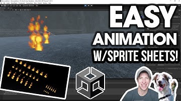Creating an ANIMATION from SPRITE SHEETS in Unity!
