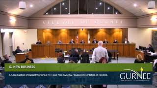 Information Gurnee Village Board - March 2, 2026 Guide