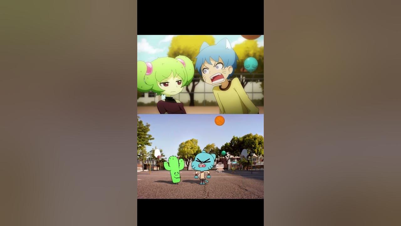 Which is better top or bottom // amazing world of gumball // #capcut #anime #edit