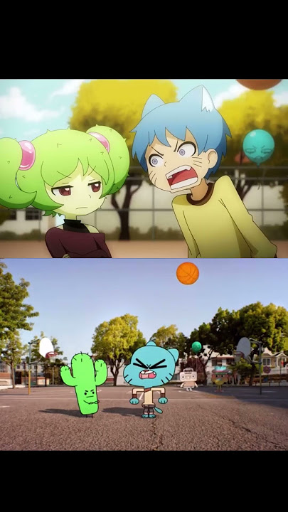 Which is better top or bottom // amazing world of gumball // #capcut #anime #edit