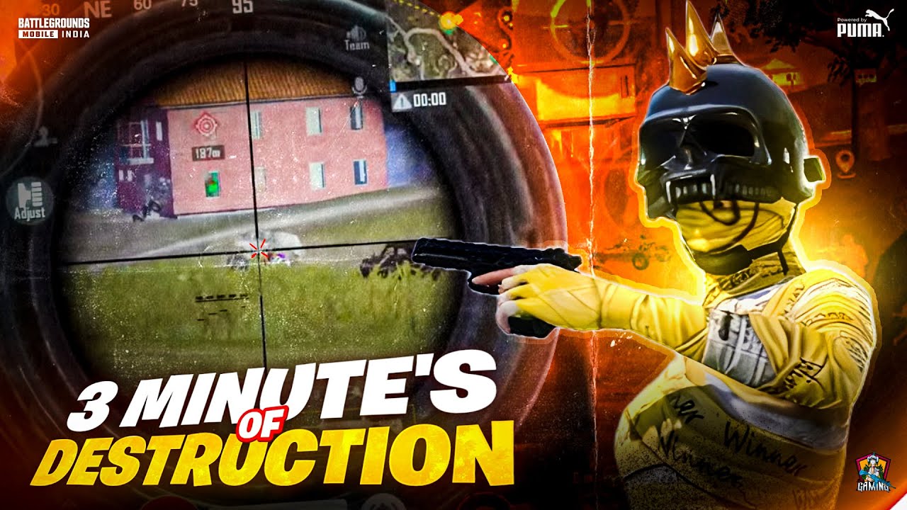 The Unbelievable Chaos: 3 Minute's Destruction In BGMI