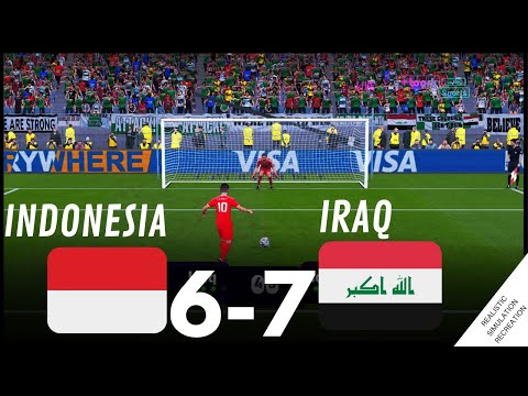 INDONESIA U23 VS IRAK U23 - Adu Penalti - Piala Asia AFC U23 2024 | Simulasi Permainan Video