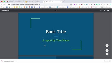 Submitting a Google Slides in D2L