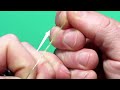 Как надеть стопорок на леску/How to put a stopper on a fishing line