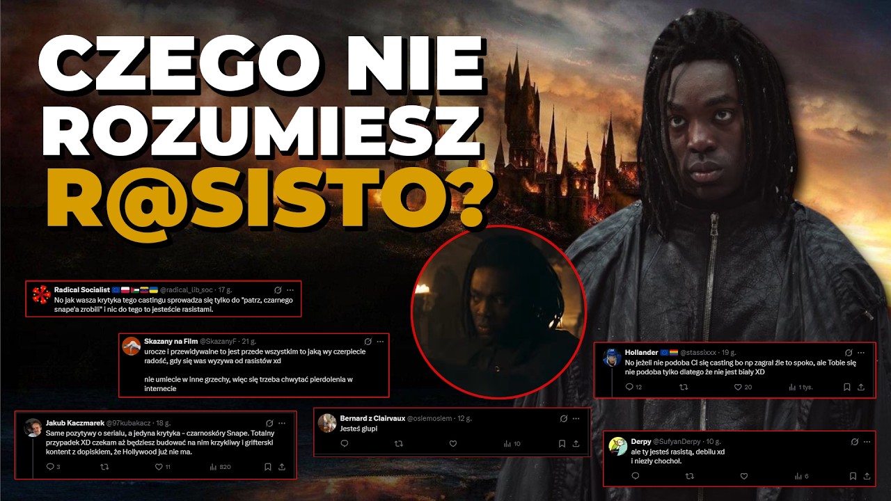 CZEGO NIE ROZUMIESZ RASISTO? Burza po zwiastunie Harry'ego Pottera i ZAKAZ KRYTYKI nowego Snape'a
