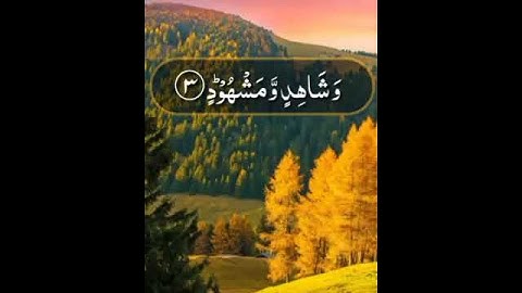 سورة البروج القرآن الكريم
