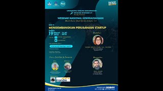 Webinar Nasional Kewirausahaan: "Meniti Karier Start-Up Era Industri 4.0" sesi 4 screenshot 5