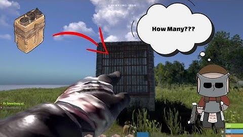 RUST: Satchels vs Prison Cell Gate (Console Edition)