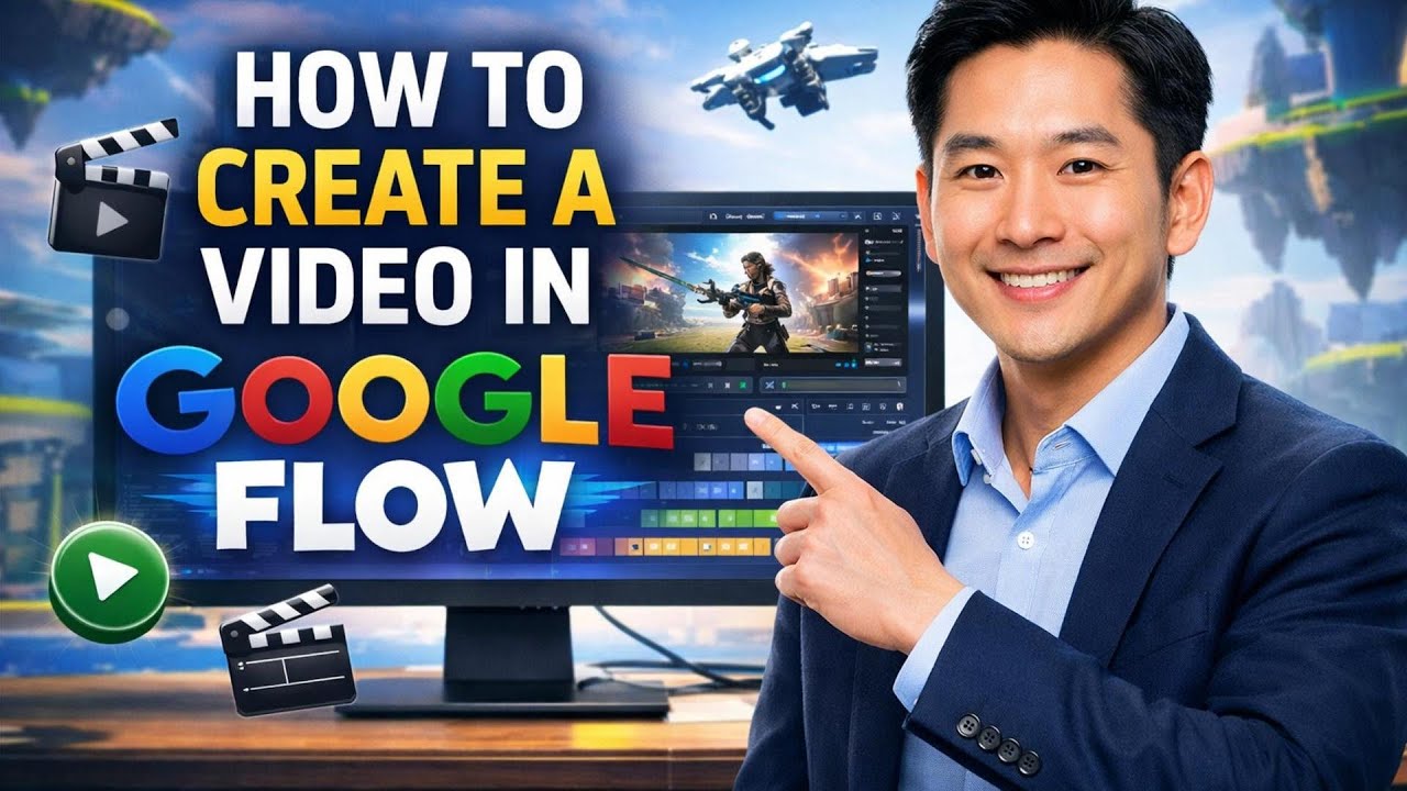 Google Flow Tutorial Visuals How to CREATE a VIDEO in Google Flow (Step by Step) - YouTube
