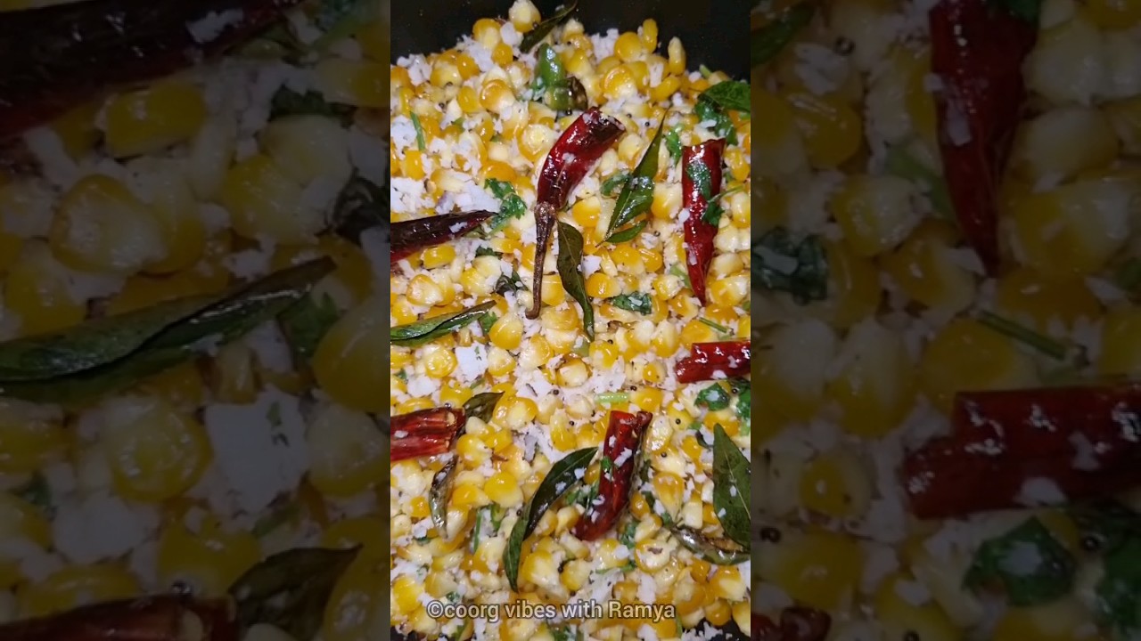 any corn 🌽 lovers 😍|sakhath tasty corn dry fry 😋 