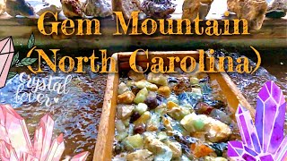 Gem mining at Gem Mountain (North Carolina)