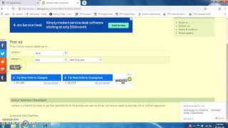 How to post an AD on Classified Website