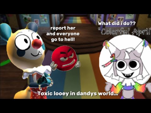Random looey tells everyone to go in hell ( DANDYS WORLD ROBLOX)