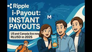 Ripple x i-Payout real time payouts in US and Canada, RLUSD in 2025