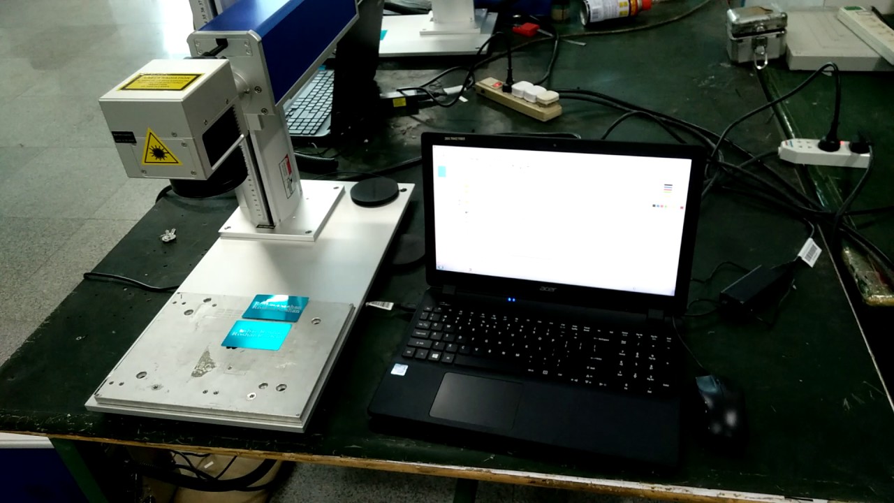 3 units of 20w split fiber laser - mini laser marking machine