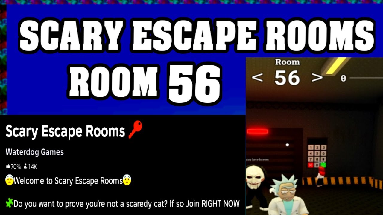 ROOM 56 SCARY ESCAPE ROOMS Roblox Walkthrough [Full Guide English] 🗝️ ...