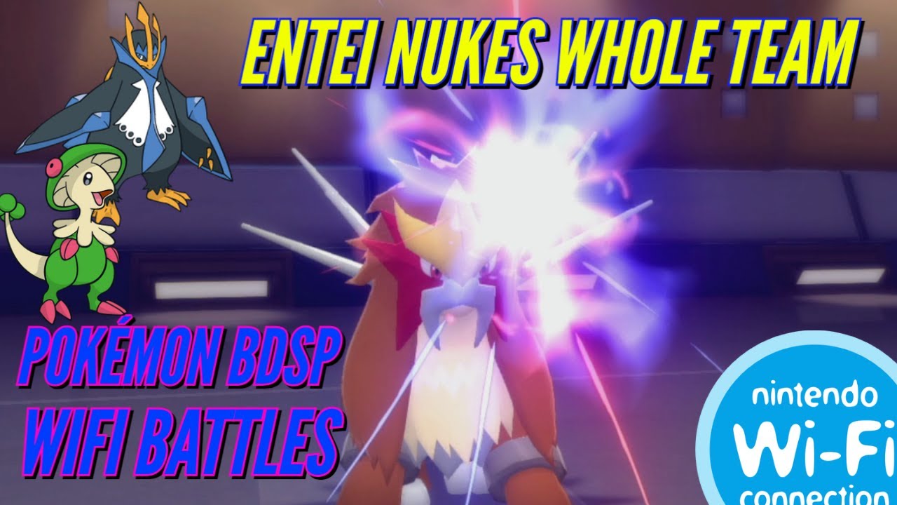 Choice Band Entei Has No Switch-Ins! Pokémon Brilliant Diamond & Shining Pearl Wi-Fi Battle!