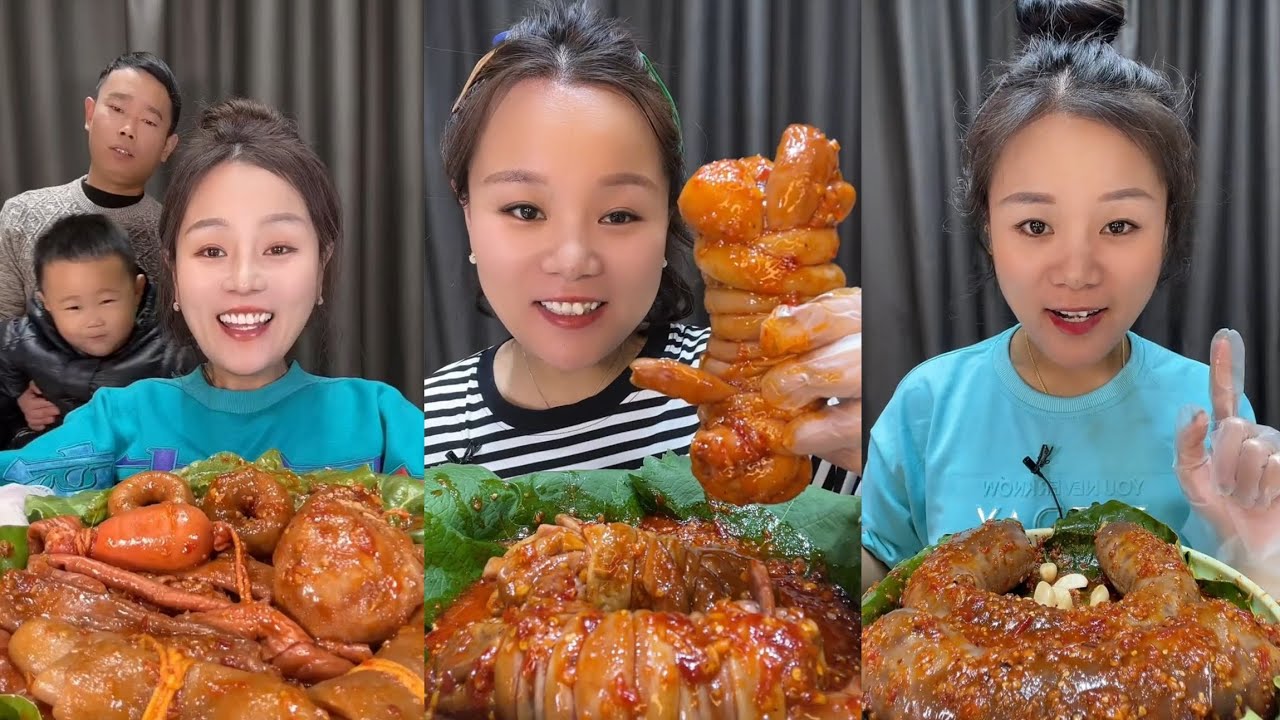 Mukbang #21 Eat Meat 🍖🥓🌶️ chicken 🍗🍗, Noodles... #mukbang  #food #eatingshow     #food 