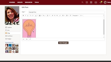 Schoology Blog Post - Adding Images