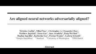 Are aligned neural networks adversarially aligned