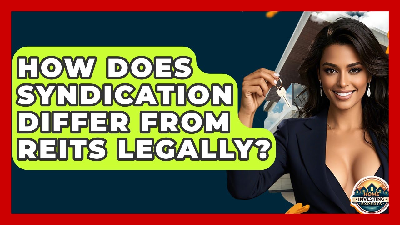 How Does Syndication Differ From REITs Legally? - Home Investing Experts