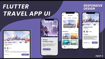 Flutter Responsive Travel App UI Part 2 - Speed Code