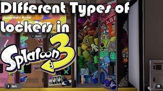 Different Types of Lockers in Splatoon 3