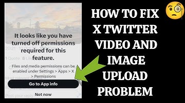 How To Fix X Twitter It looks like you have turned off permissions required for this feature Problem