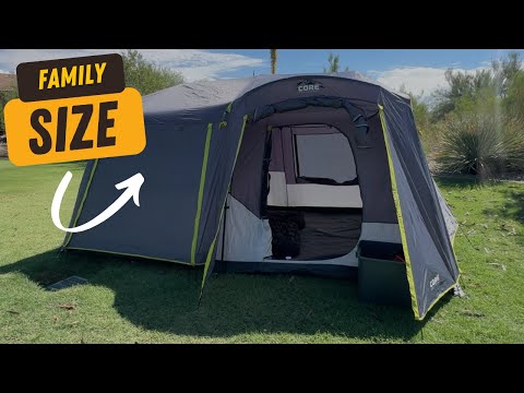 Big Family Camping Made Easy: CORE 9 Person Instant Cabin Tent with Full Rainfly Review