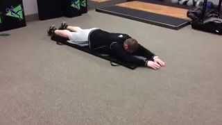 Superman - glutes + back extension