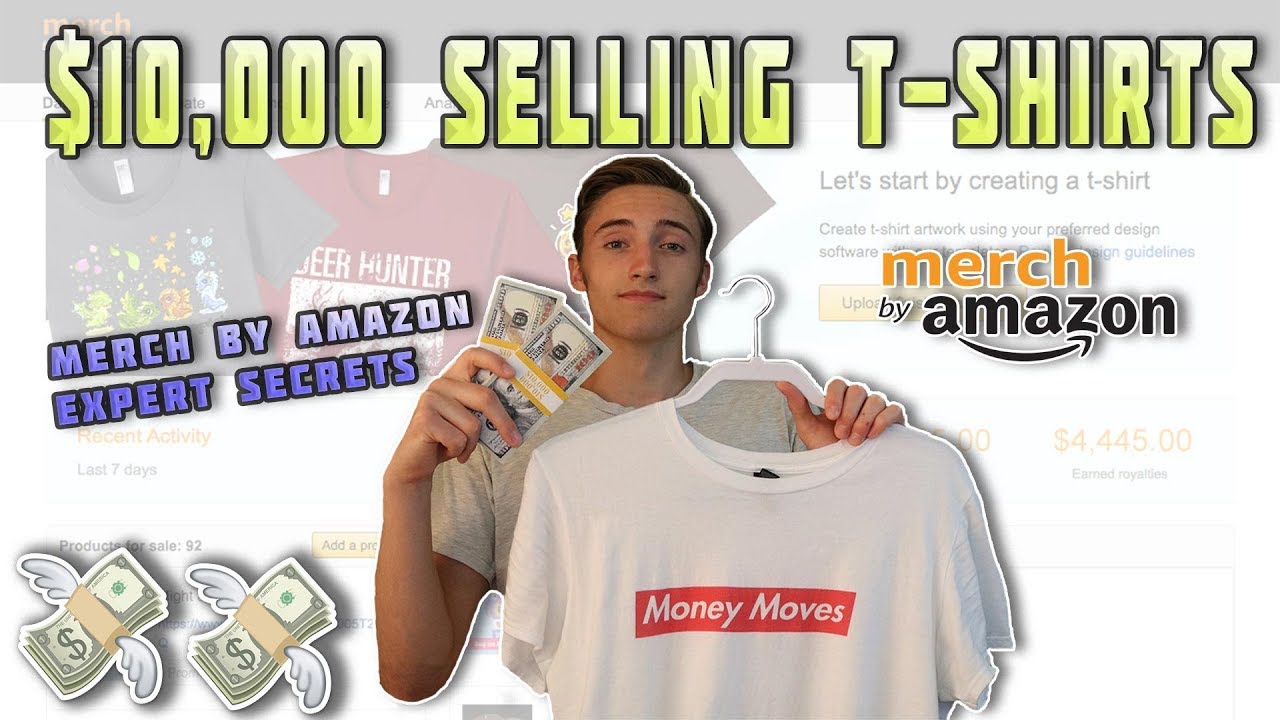 bryder daggry gravid maksimum How To Make $10,000 Selling T-Shirts On Merch By Amazon (EXPERT SECRETS) -  YouTube