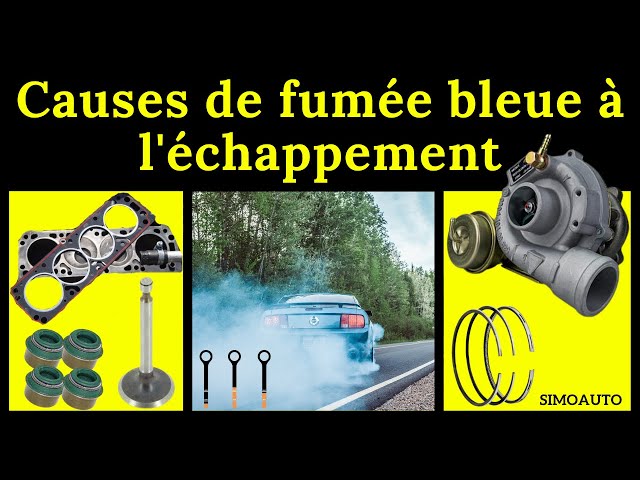 Les causes de fumée bleue à l'échappement de véhicule: symptômes ...