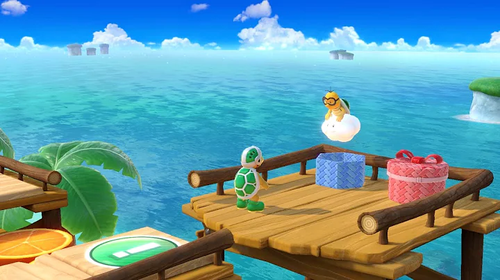 Super Mario Party Partner Party #2523 Watermelon Walkabout Hammer Bro & Pom Pom vs Goomba & Koopa