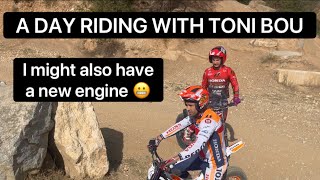 A DAY OF RIDING TONI BOU’s SECTIONS 😬 First proper day with my new engine 🤌