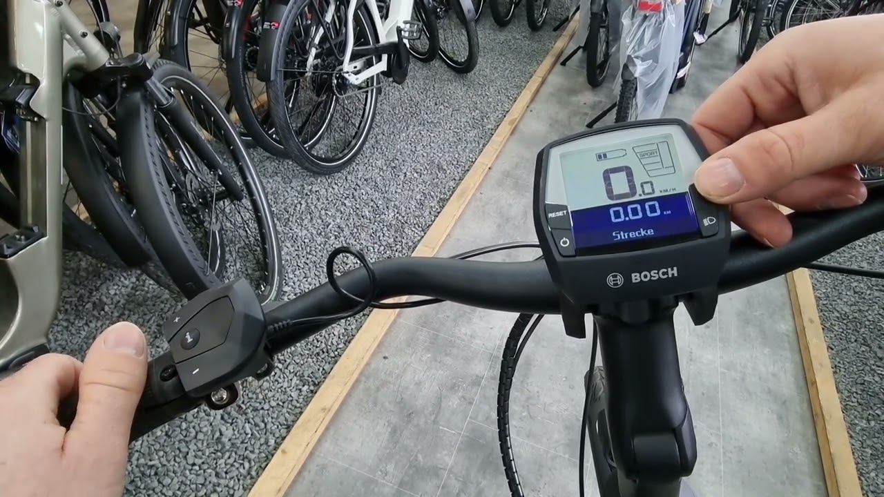 Bosch Intuvia Display Bedienung & Einstellung