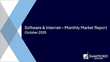 Software & Internet - Monthly M&A & VC Report: October 2025