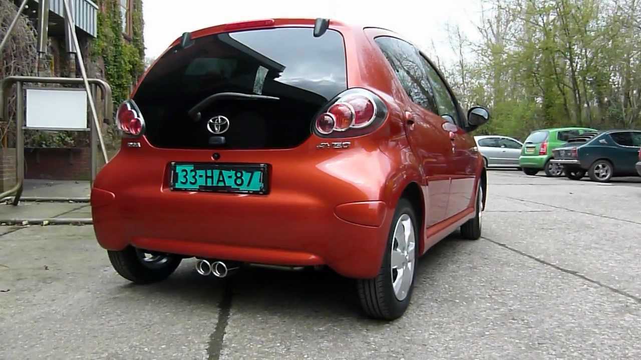 Toyota Aygo Met Maatwerk Rvs Center Exit Uitlaat Van Eps Uitlaten Bv Www Uitlaten Com Youtube
