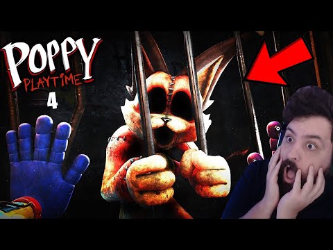 Poppy Playtime 4 REVELOU O NOVO PERSONAGEM do JOGO FINALMENTE?!...FUNNYFOX é TOTALMENTE CRUEL !!