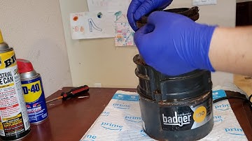 How to remove a rusted and corroded garbage disposal