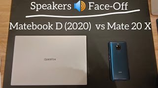 Speakers  Face-Off : Matebook D (2020) vs Mate 20 X